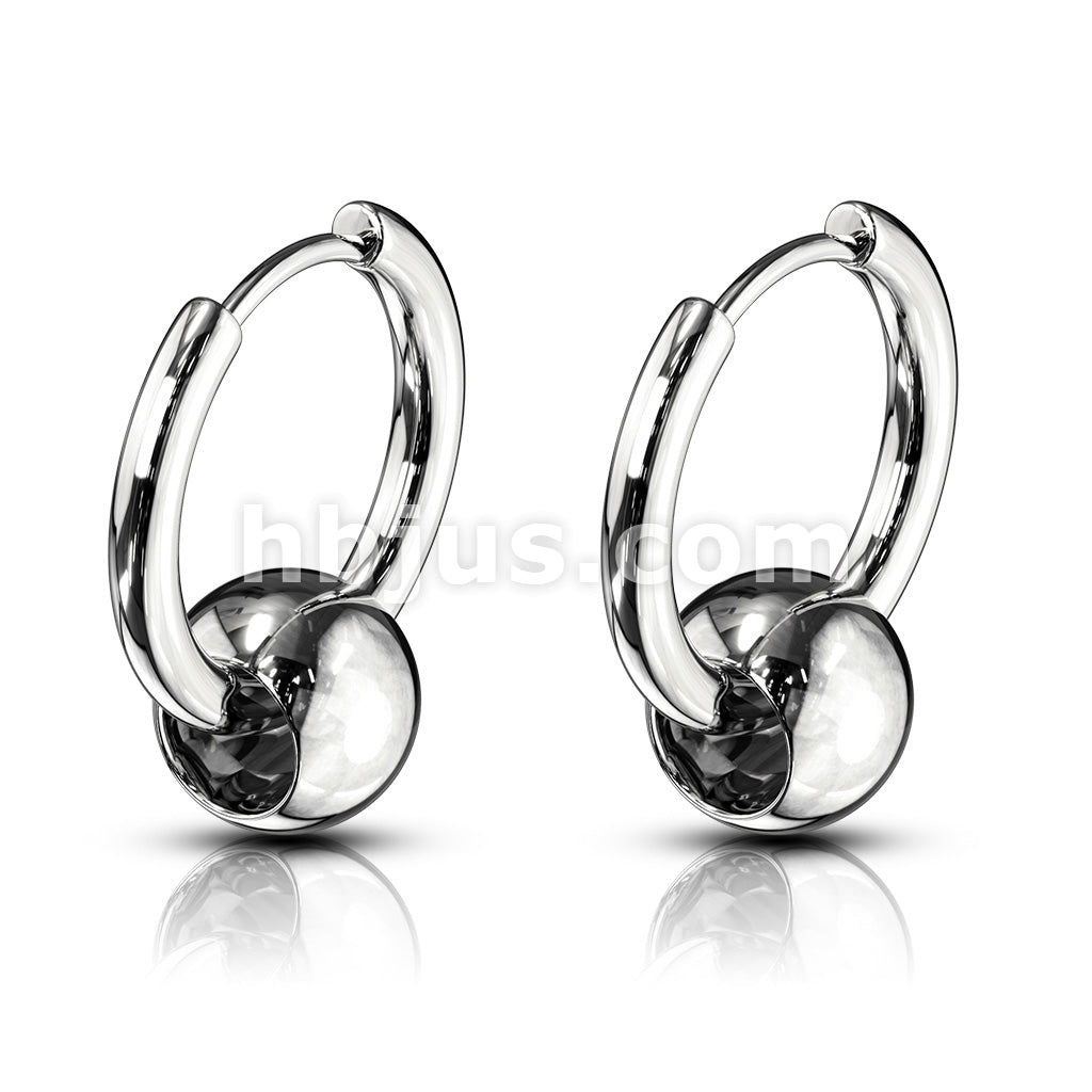 316L Surgical Steel Pair of Captive Ball 316L Stainless Steel Hinge... - Image 6