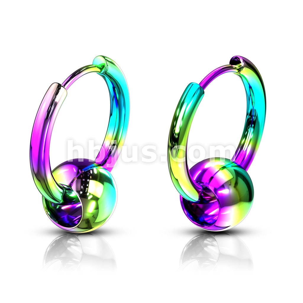 316L Surgical Steel Pair of Captive Ball 316L Stainless Steel Hinge... - Image 7