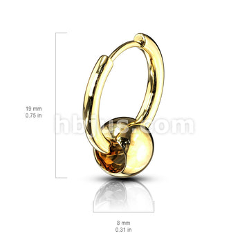 316L Surgical Steel Pair of Captive Ball 316L Stainless Steel Hinge... - Image 9