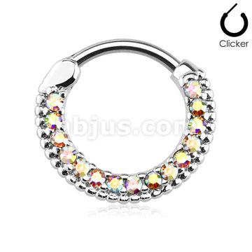316L Surgical Steel Round Top 316L Surgical Steel Nose Septum/Ear... - Image 2