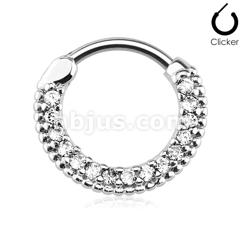 316L Surgical Steel Round Top 316L Surgical Steel Nose Septum/Ear... - Image 3