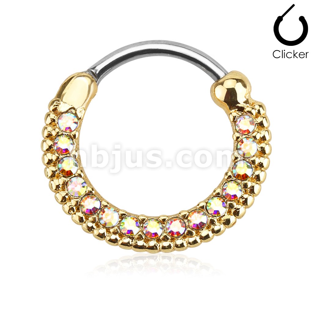316L Surgical Steel Round Top 316L Surgical Steel Nose Septum/Ear... - Image 4
