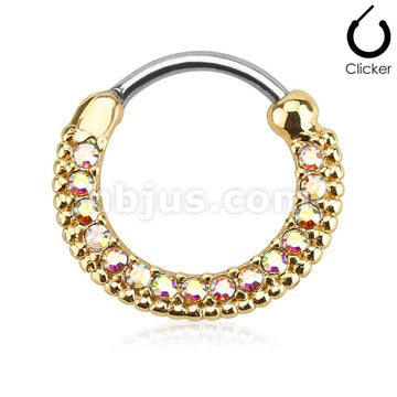 316L Surgical Steel Round Top 316L Surgical Steel Nose Septum/Ear... - Image 4