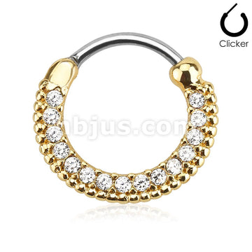 316L Surgical Steel Round Top 316L Surgical Steel Nose Septum/Ear... - Image 5
