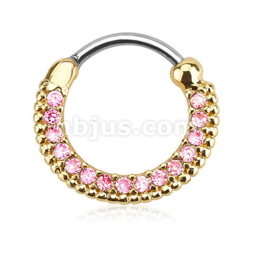 316L Surgical Steel Round Top 316L Surgical Steel Nose Septum/Ear... - Image 6