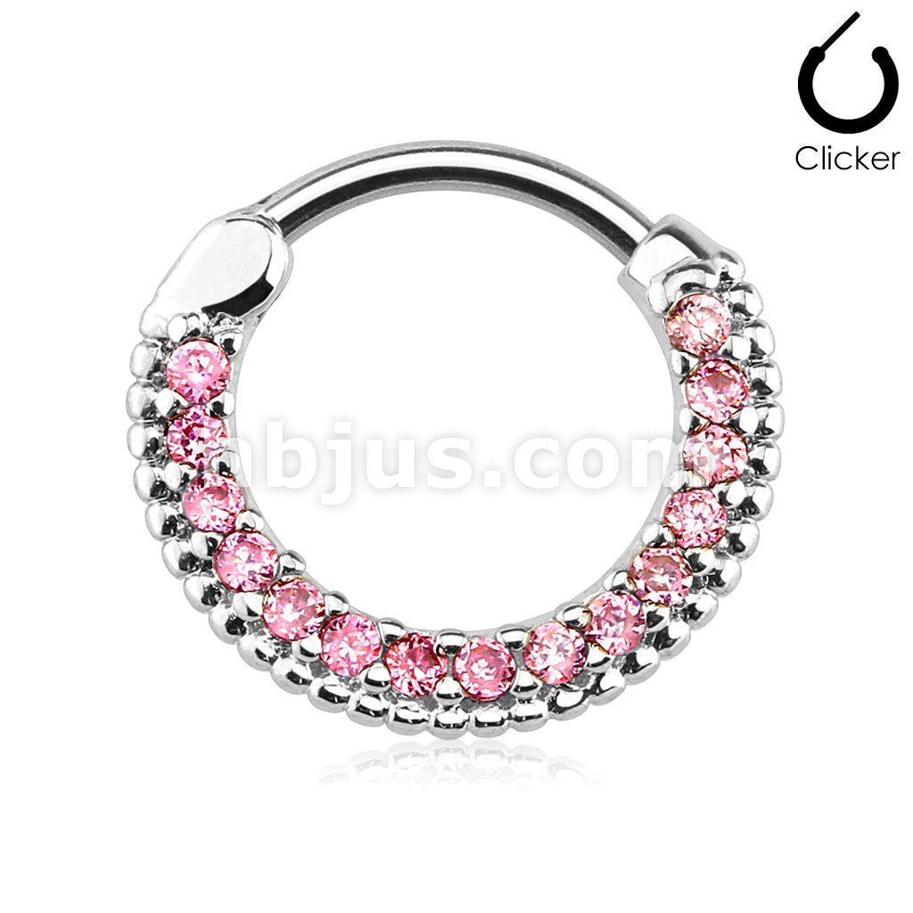 316L Surgical Steel Round Top 316L Surgical Steel Nose Septum/Ear... - Image 7