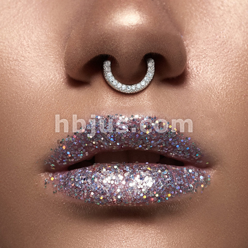 316L Surgical Steel Round Top 316L Surgical Steel Nose Septum/Ear... - Image 10