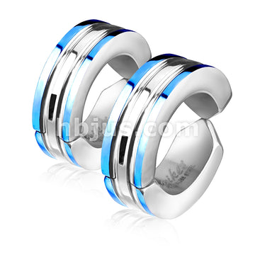 316L Surgical Steel Edge Strip Color IP Pair of 316L Surgical Stainless... - Image 2