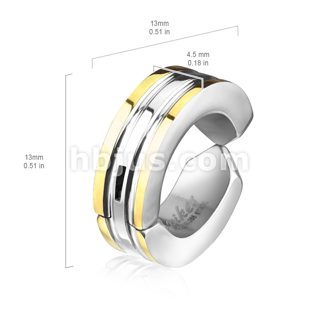 316L Surgical Steel Edge Strip Color IP Pair of 316L Surgical Stainless... - Image 6