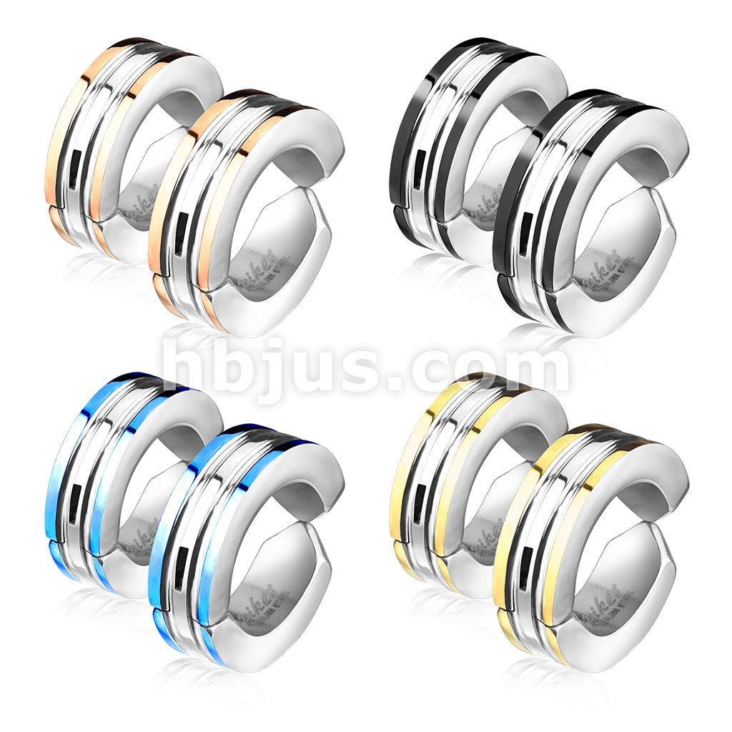 316L Surgical Steel Edge Strip Color IP Pair of 316L Surgical Stainless... - Image 7