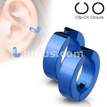 316L Surgical Steel Color IP Hoops Pair of 316L Surgical Stainless... - Image 2