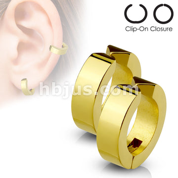 316L Surgical Steel Color IP Hoops Pair of 316L Surgical Stainless... - Image 3