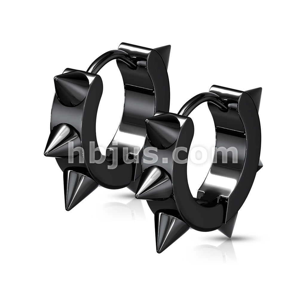 316L Surgical Steel Pair of 316L Surgical Stainless Steel IP Hoop... - Image 4