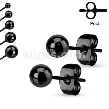 30 Pair of 316L Stainless Steel Hollow Ball End Earrings - Image 3