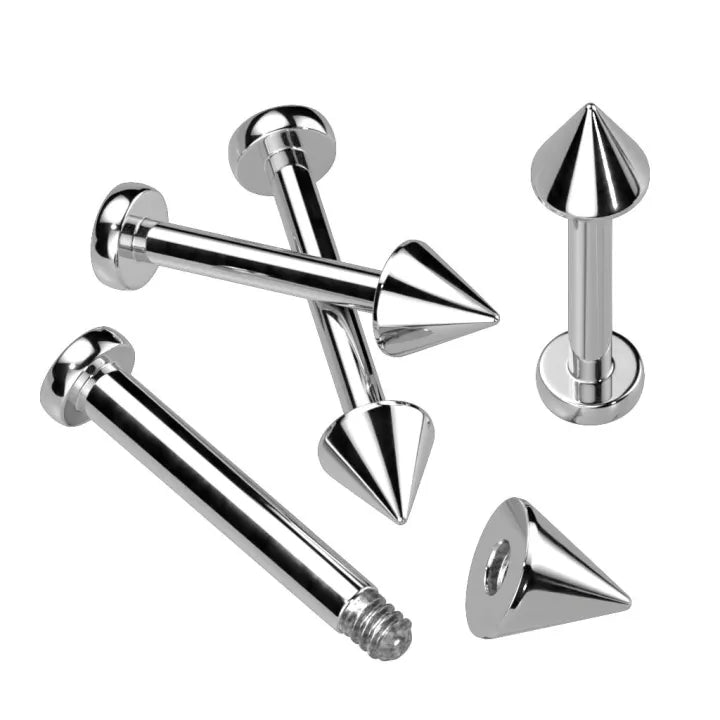Spikes Grade 23 Solid Titanium Labrets/Monroe