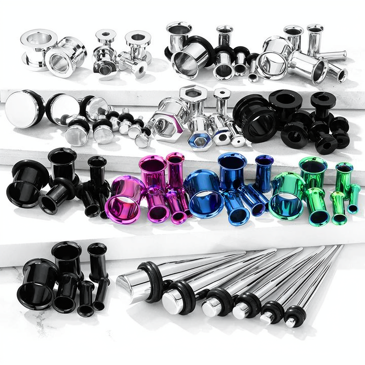 Starter Pack 316L Surgical Steel Essential Plugs and Taper Pre Best Sellers