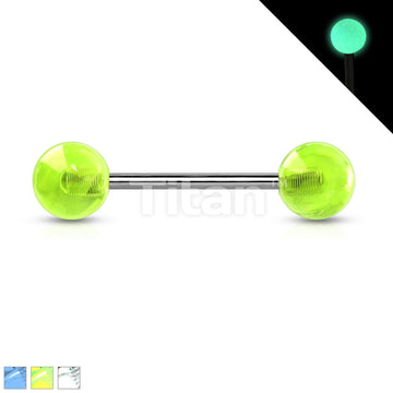 ASTM F136 Titanium Implant Grade Titanium Externally Threaded Barbell...