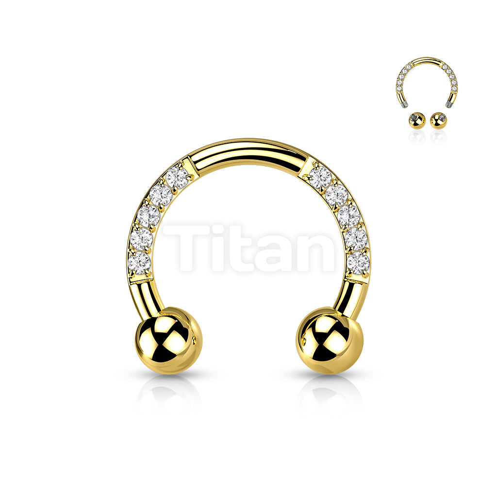 ASTM F136 Titanium Implant Grade Titanium Externally Threaded Horseshoe... - Image 4