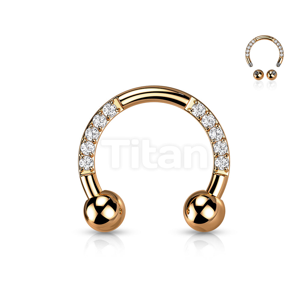 ASTM F136 Titanium Implant Grade Titanium Externally Threaded Horseshoe... - Image 6
