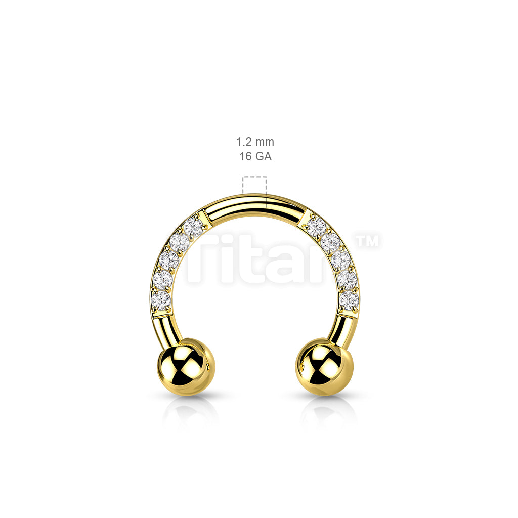 ASTM F136 Titanium Implant Grade Titanium Externally Threaded Horseshoe... - Image 8