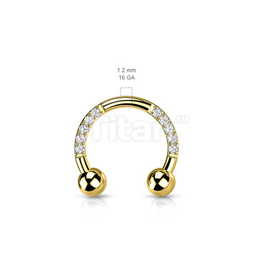 ASTM F136 Titanium Implant Grade Titanium Externally Threaded Horseshoe... - Image 8