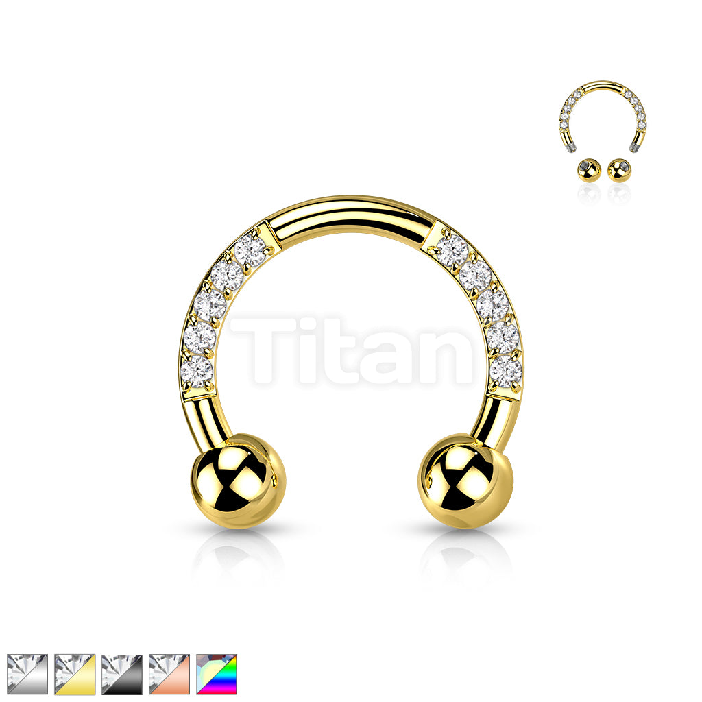 ASTM F136 Titanium Implant Grade Titanium Externally Threaded Horseshoe... - Image 2