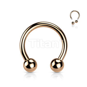 Implant Grade Titanium Externally Threaded PVD Plated Horseshoe - Image 5