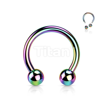 Implant Grade Titanium Externally Threaded PVD Plated Horseshoe - Image 6