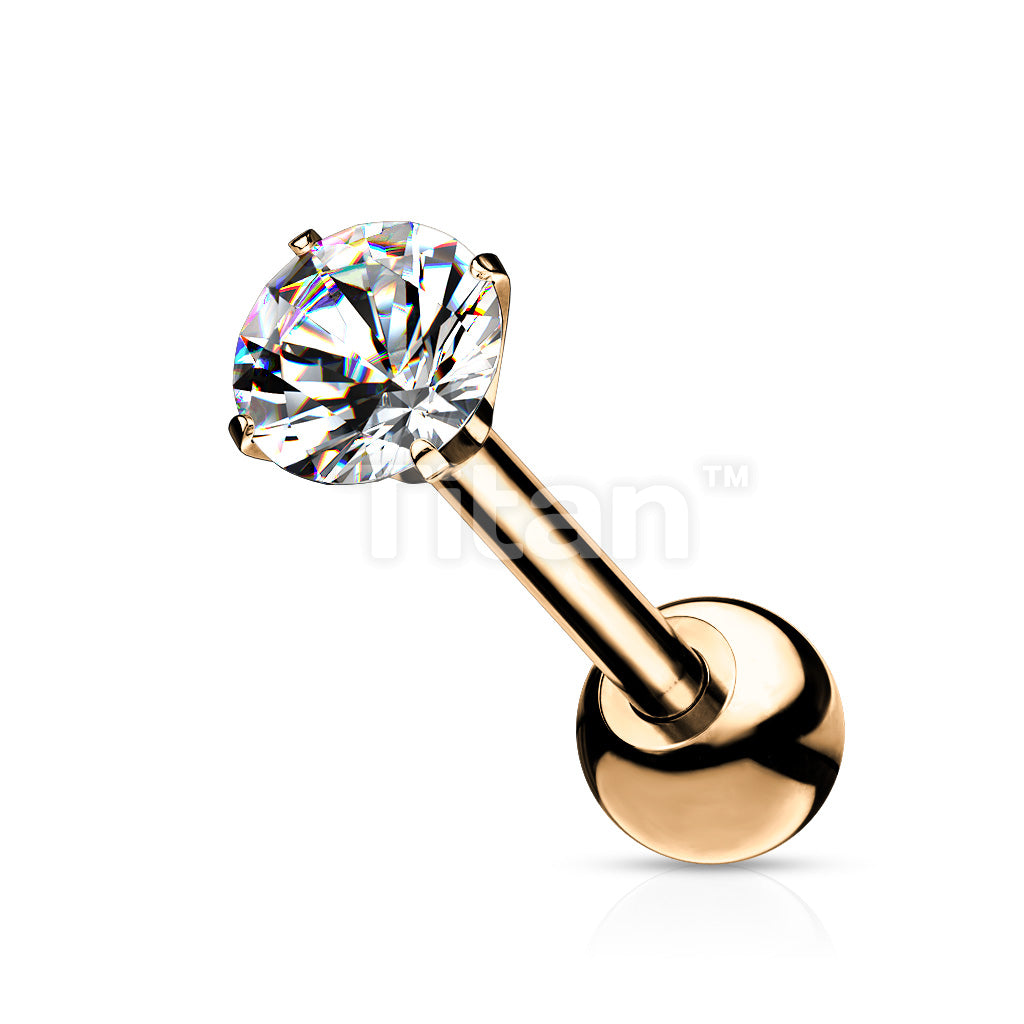 ASTM F136 Titanium Implant Grade Titanium Cartilage, Tragu Barbell with... - Image 9