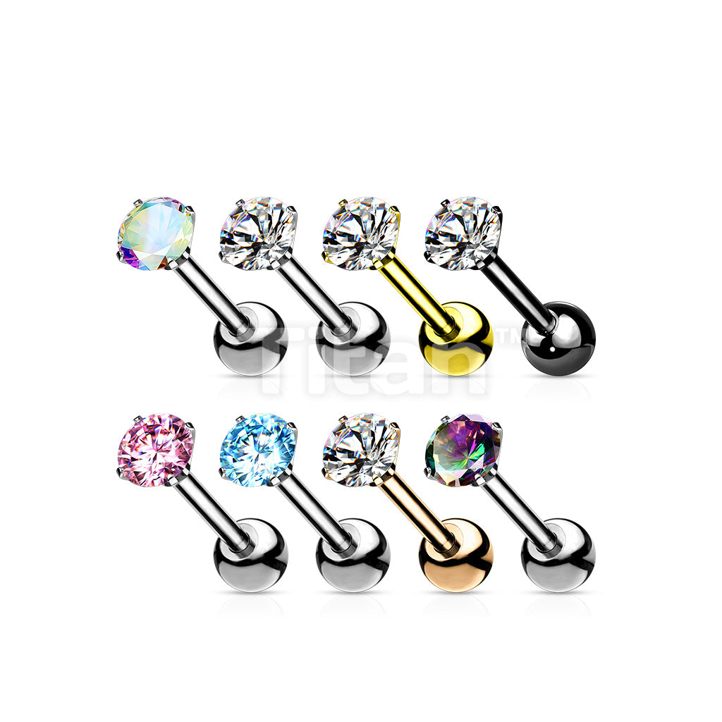 ASTM F136 Titanium Implant Grade Titanium Cartilage, Tragu Barbell with... - Image 11