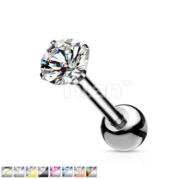 ASTM F136 Titanium Implant Grade Titanium Cartilage, Tragu Barbell with... - Image 2