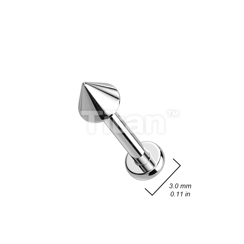 Spikes Grade 23 Solid Titanium Labrets/Monroe  - Image 3