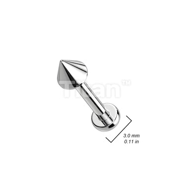 ASTM F136 Titanium Spikes Grade 23 Solid Titanium Labrets/Monroe - Image 3