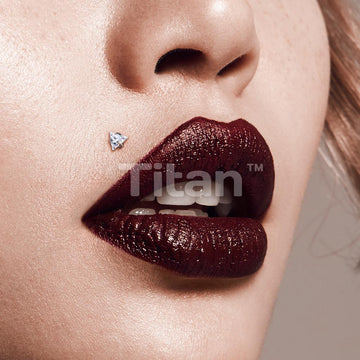 ASTM F136 Titanium Implant Grade Titanium Internally Threaded Labret... - Image 3