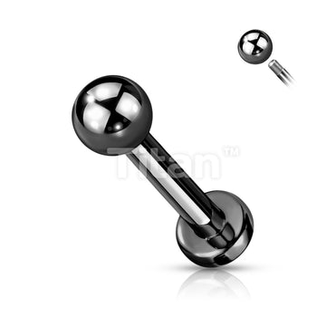 Implant Grade Titanium Externally Threaded PVD Plated Labret With Basic Ball Top - Image 4