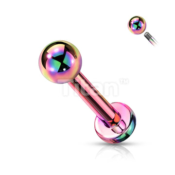 Implant Grade Titanium Externally Threaded PVD Plated Labret With Basic Ball Top - Image 6