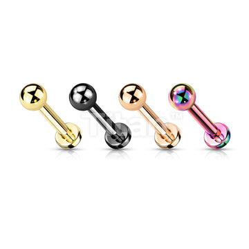 Implant Grade Titanium Externally Threaded PVD Plated Labret With Basic Ball Top - Image 8