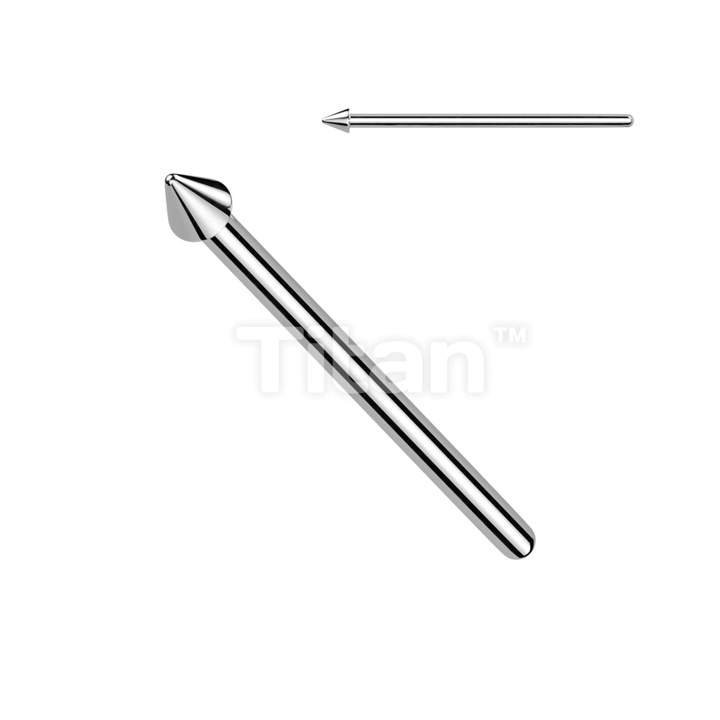 ASTM F136 Titanium Implant Grade Titanium Fishtail Nose Stud - Image 4