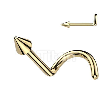 ASTM F136 Titanium Implant Grade Titanium Spike Nose Screw - Image 2