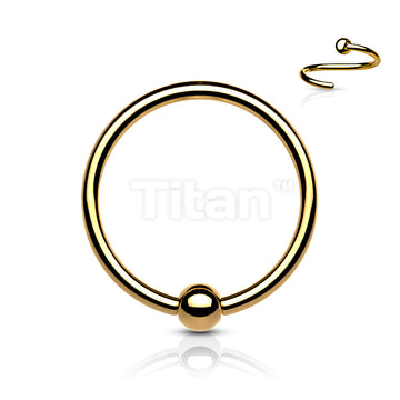 ASTM F136 Titanium Implant Grade Titanium Fixed Captive Bead Ring for... - Image 3
