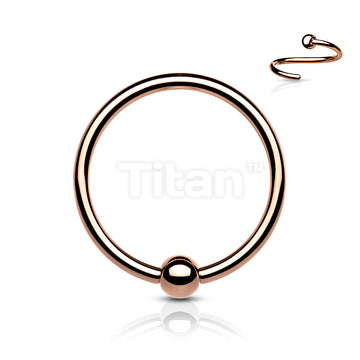 Implant Grade Titanium Fixed Captive Bead Ring for Cartilage and Nose - Image 5
