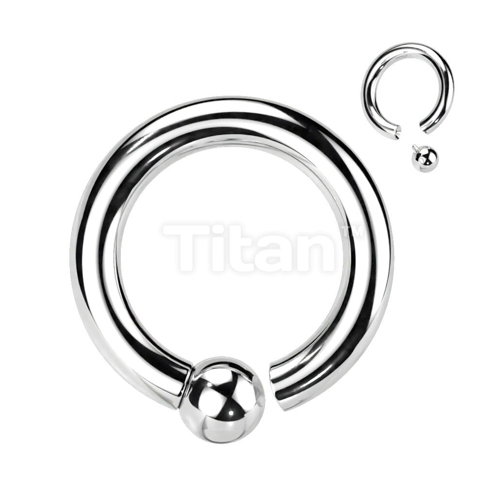 Implant Grade Titanium Internally Threaded Ball Captive Bead Ring - Image 2