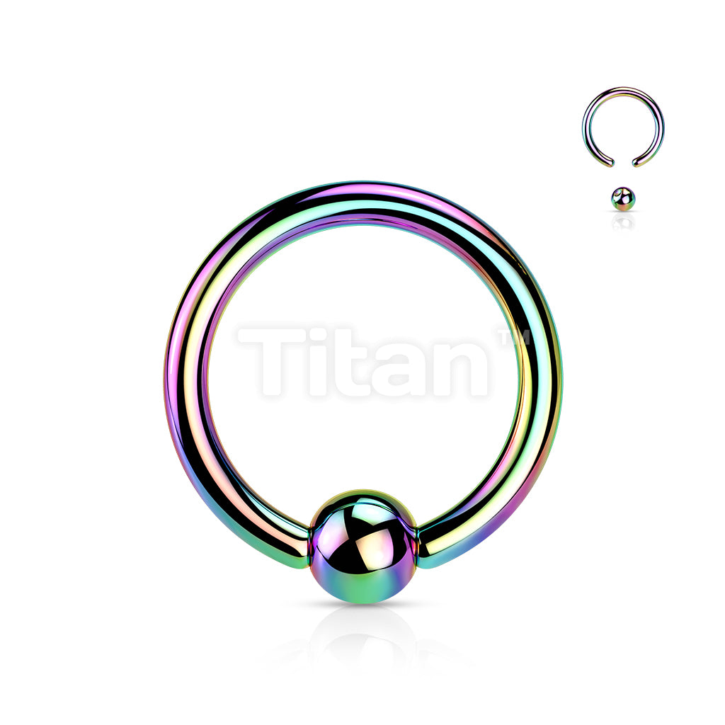 Implant Grade Titanium PVD Plated Titanium Captive Bead Ring - Image 6