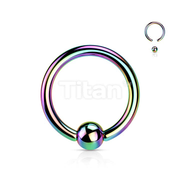 Implant Grade Titanium PVD Plated Titanium Captive Bead Ring - Image 6