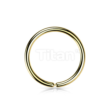 Implant Grade Titanium PVD Plated Seamless Bendable Hoop - Image 2