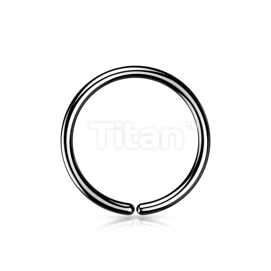 ASTM F136 Titanium Implant Grade Titanium PVD Plated Seamless Bendable Hoop - Image 3