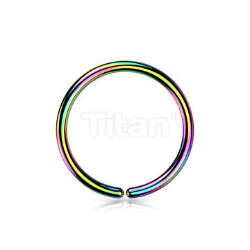 Implant Grade Titanium PVD Plated Seamless Bendable Hoop - Image 5