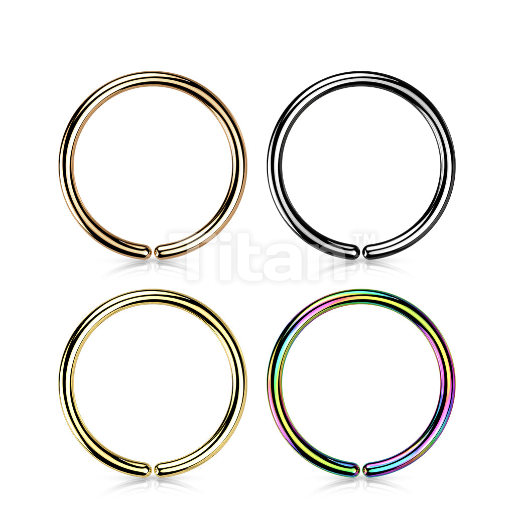 Implant Grade Titanium PVD Plated Seamless Bendable Hoop - Image 6