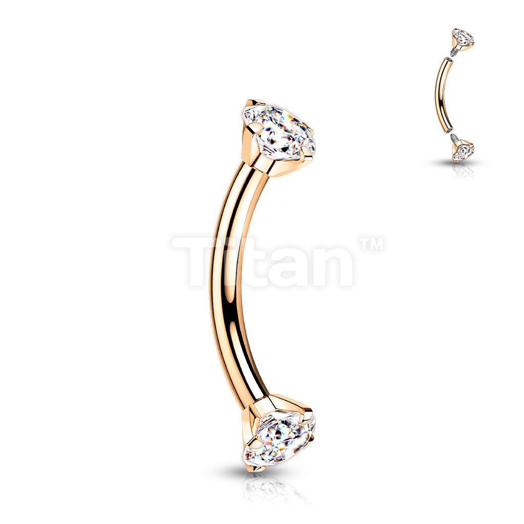ASTM F136 Titanium Implant Grade Titanium Internally Threaded Curved... - Image 8