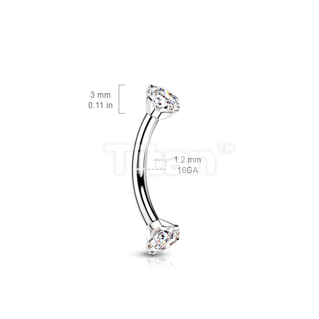 ASTM F136 Titanium Implant Grade Titanium Internally Threaded Curved... - Image 9